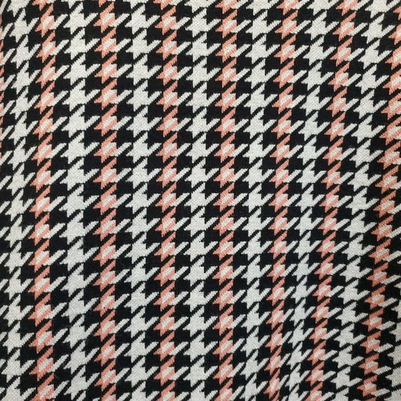 Joie Houndstooth Double Breasted Button Front Business Casual Blazer Sweater - Picture 9 of 11